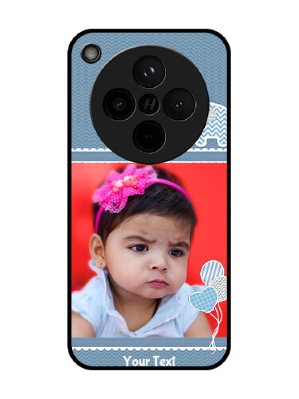 Custom Find X8 5G Custom Glass Phone Case - With Kids Pattern Design