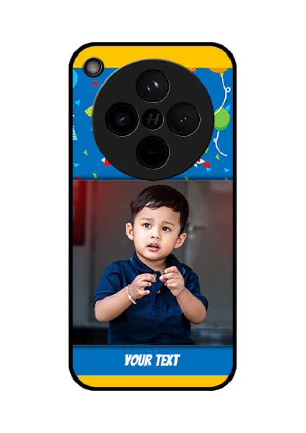 Find X8 5G Custom Glass Phone Case - Birthday Wishes Design