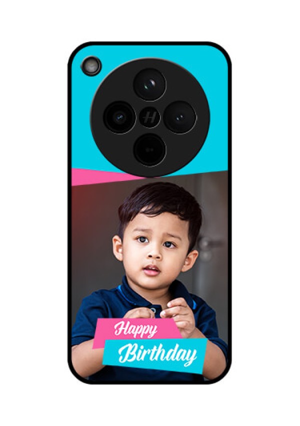 Find X8 5G Custom Glass Phone Case - Image Holder With 2 Color Design