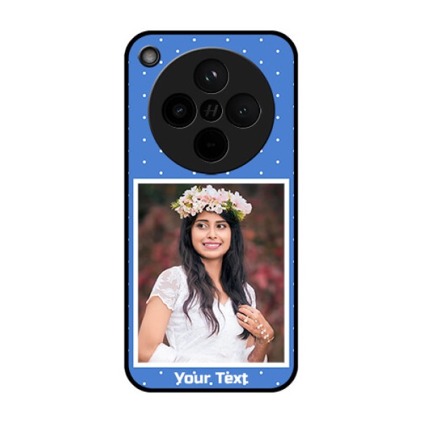 Find X8 5G Custom Glass Phone Case - Polka Dots Design