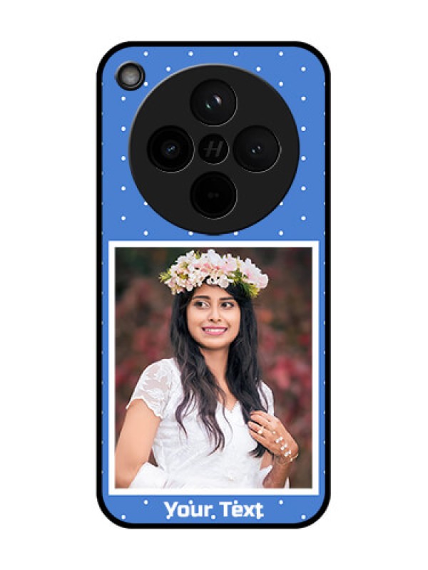 Custom Find X8 5G Custom Glass Phone Case - Polka Dots Design