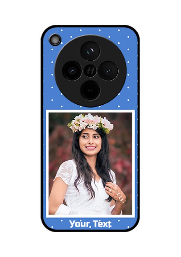 Find X8 5G Custom Glass Phone Case - Polka Dots Design