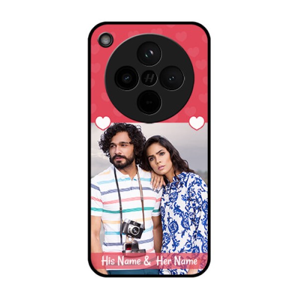 Find X8 5G Custom Glass Phone Case - Simple Love Design