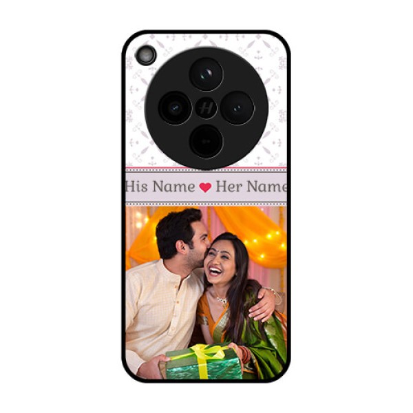 Find X8 5G Custom Glass Phone Case - With Photo And Ethnic Design Find X8 5G Custom Glass Phone Case - With Photo And Ethnic Design