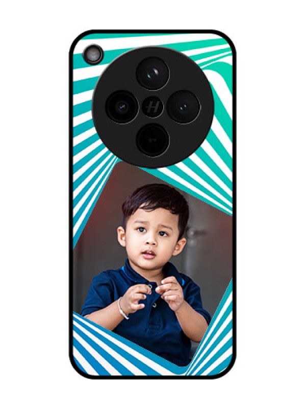 Custom Find X8 5G Custom Glass Phone Case - Abstract Spiral Design