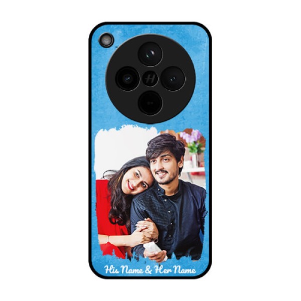 Oppo Find X8 5G Custom Glass Phone Case - Blue Color Vintage Design Oppo Find X8 5G Custom Glass Phone Case - Blue Color Vintage Design