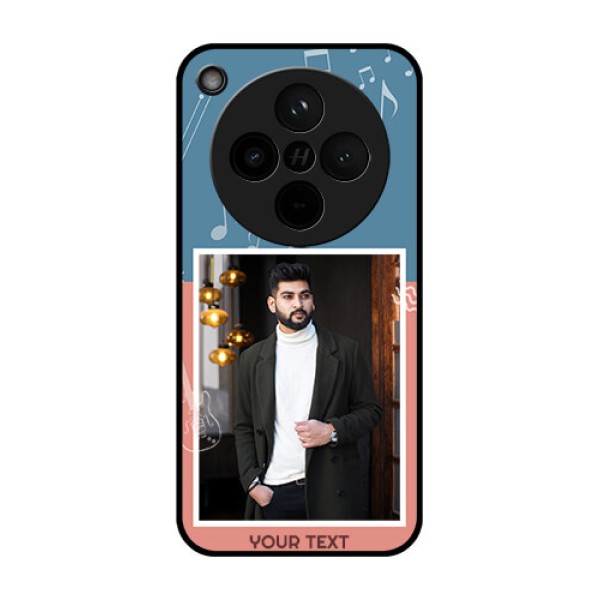 Find X8 5G Custom Glass Phone Case - With Color Musical Note Design Find X8 5G Custom Glass Phone Case - With Color Musical Note Design