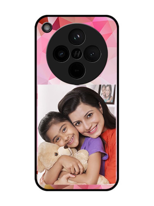 Custom Find X8 5G Custom Glass Phone Case - Abstract Triangle Design