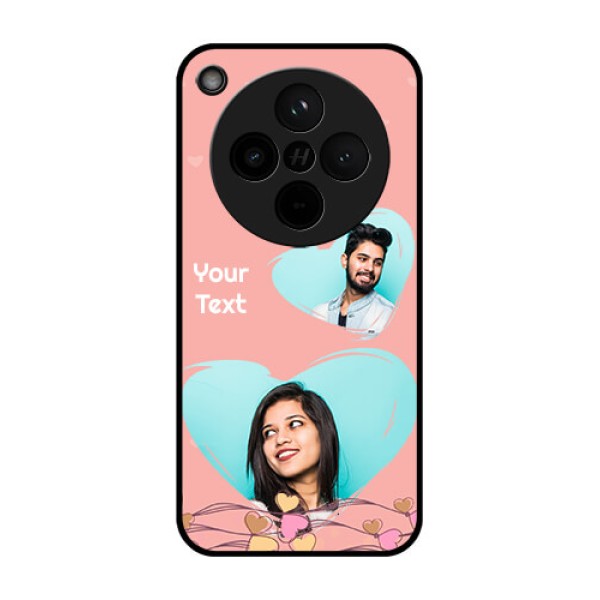 Find X8 5G Custom Glass Phone Case - Love Doodle Design Find X8 5G Custom Glass Phone Case - Love Doodle Design