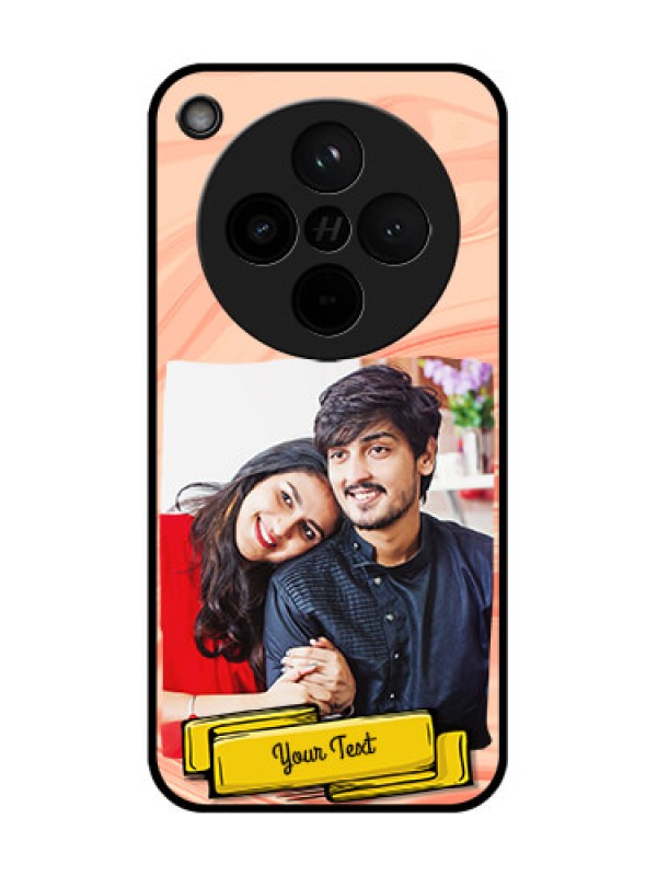 Custom Find X8 5G Custom Glass Phone Case - Marble Texture Design