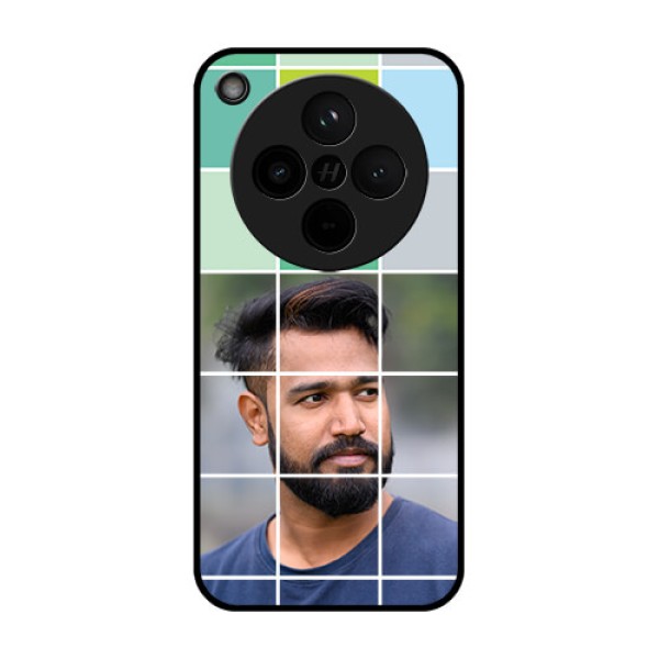 Find X8 5G Custom Glass Phone Case - With White Box Pattern Find X8 5G Custom Glass Phone Case - With White Box Pattern