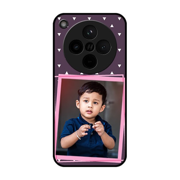 Find X8 5G Custom Glass Phone Case - Triangle Pattern Dotted Design
