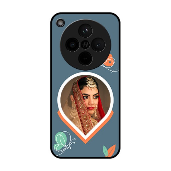 Find X8 5G Custom Glass Phone Case - Droplet Butterflies Design Find X8 5G Custom Glass Phone Case - Droplet Butterflies Design