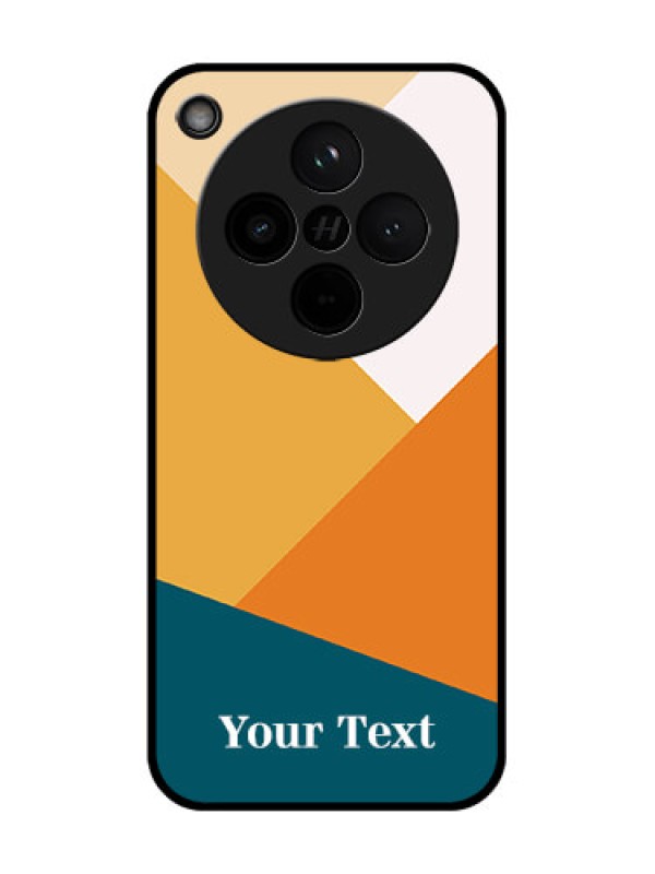 Custom Find X8 5G Custom Glass Phone Case - Stacked Multi - Colour Design