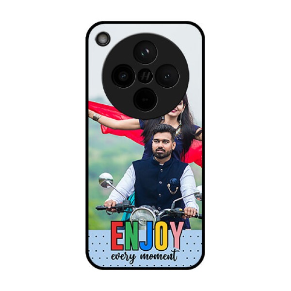 Find X8 5G Custom Glass Phone Case - Enjoy Every Moment Design