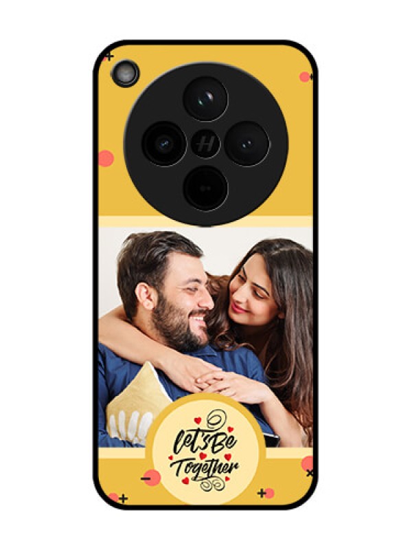 Custom Find X8 5G Custom Glass Phone Case - Lets Be Together Design