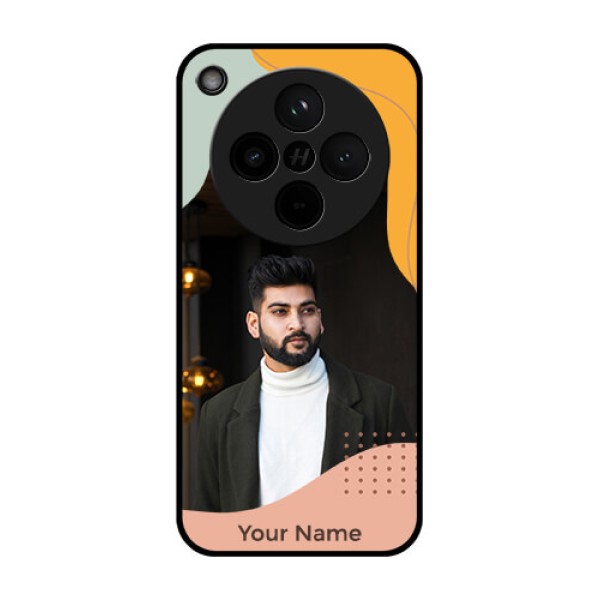 Find X8 5G Custom Glass Phone Case - Tri - Coloured Overlay Design Find X8 5G Custom Glass Phone Case - Tri - Coloured Overlay Design