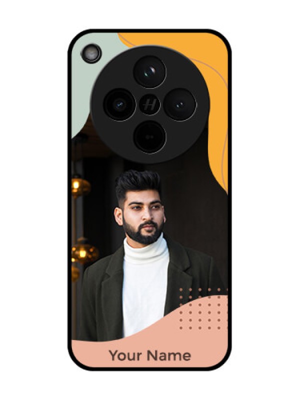 Custom Find X8 5G Custom Glass Phone Case - Tri - Coloured Overlay Design