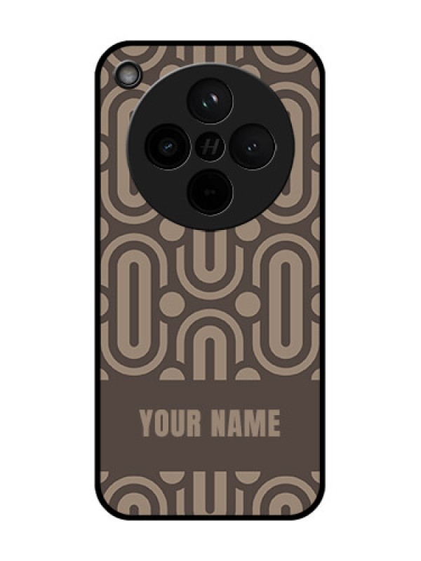 Custom Find X8 5G Custom Glass Phone Case - Captivating Zero Pattern Design