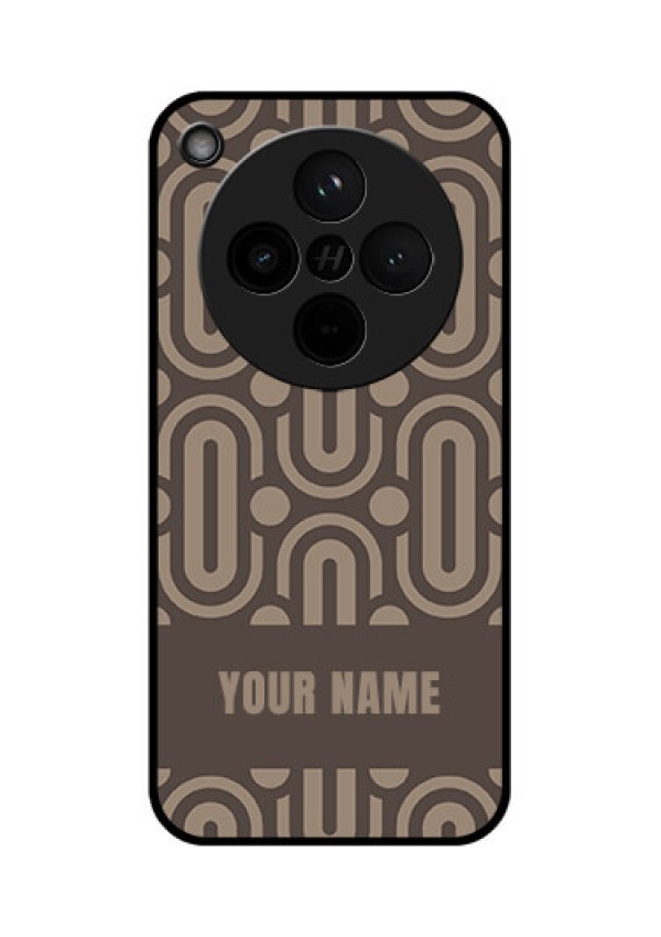 Find X8 5G Custom Glass Phone Case - Captivating Zero Pattern Design