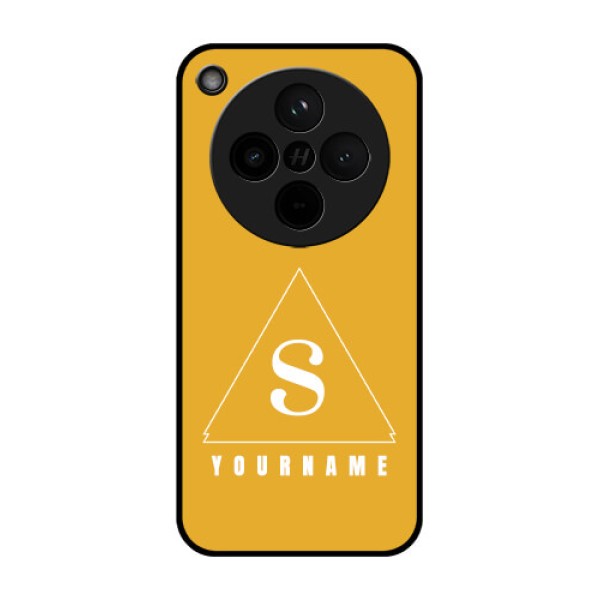 Find X8 5G Custom Glass Phone Case - Simple Triangle Design