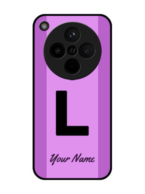 Custom Find X8 5G Custom Glass Phone Case - Tricolor Custom Text Design