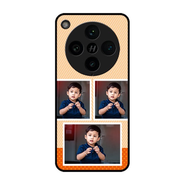 Find X8 Pro 5G Custom Glass Phone Case - Bulk Photos Upload Design