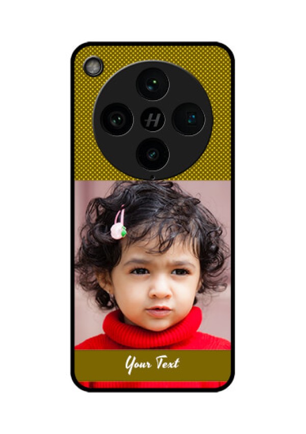 Find X8 Pro 5G Custom Glass Phone Case - Simple Green Color Design