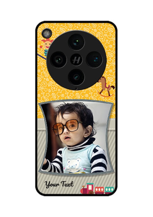 Find X8 Pro 5G Custom Glass Phone Case - Baby Picture Upload Design