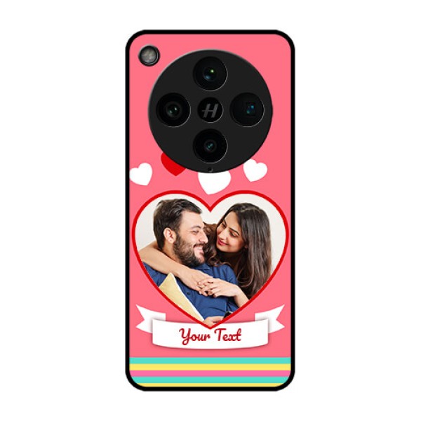 Find X8 Pro 5G Custom Glass Phone Case - Love Shapes Doodle Design Find X8 Pro 5G Custom Glass Phone Case - Love Shapes Doodle Design