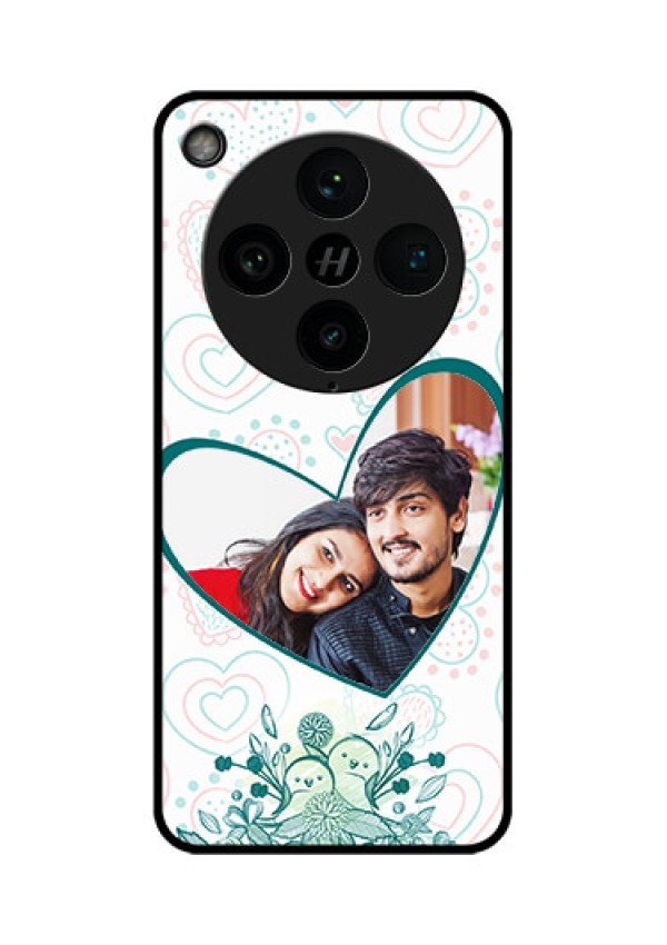Find X8 Pro 5G Custom Glass Phone Case - Premium Couple Design