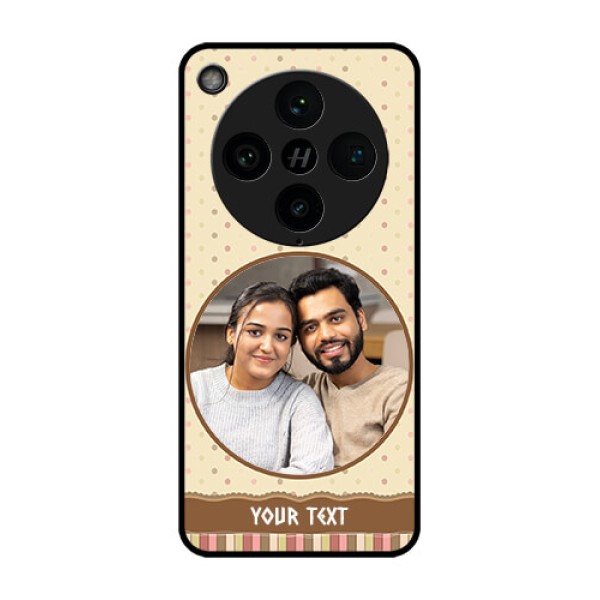 Find X8 Pro 5G Custom Glass Phone Case - Brown Dotted Mobile Case Design Find X8 Pro 5G Custom Glass Phone Case - Brown Dotted Mobile Case Design
