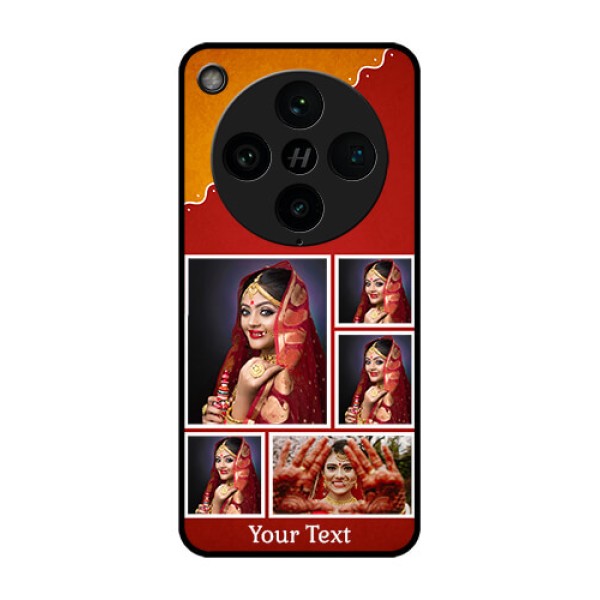 Find X8 Pro 5G Custom Glass Phone Case - Wedding Pic Upload Design Find X8 Pro 5G Custom Glass Phone Case - Wedding Pic Upload Design