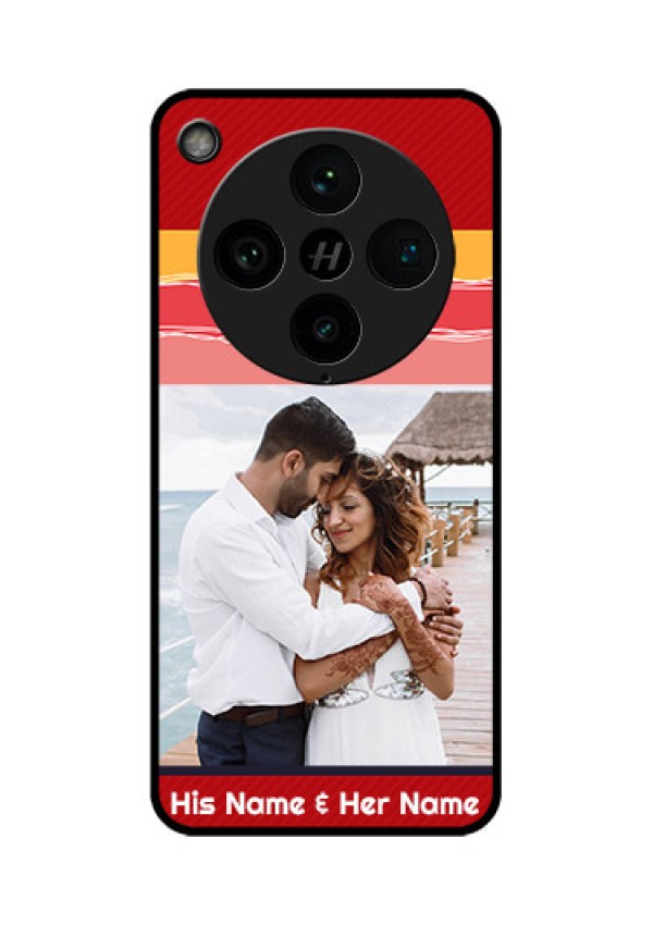 Find X8 Pro 5G Custom Glass Phone Case - Colorful Case Design