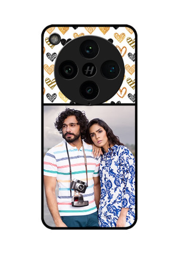 Find X8 Pro 5G Custom Glass Phone Case - Love Symbol Design