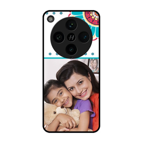 Find X8 Pro 5G Custom Glass Phone Case - Flower Design Find X8 Pro 5G Custom Glass Phone Case - Flower Design