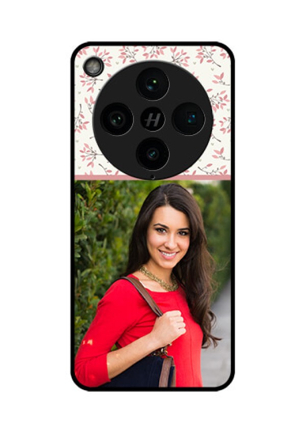 Find X8 Pro 5G Custom Glass Phone Case - Stunning Floral Design