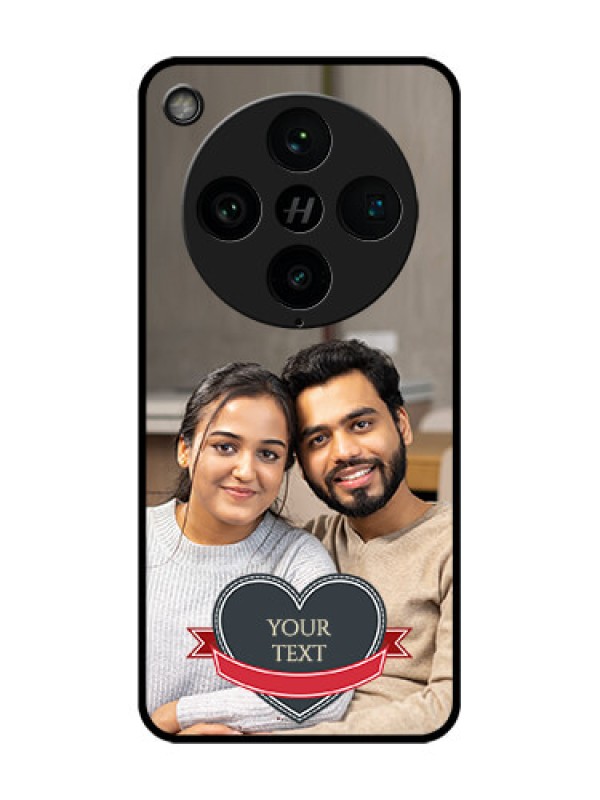 Custom Find X8 Pro 5G Custom Glass Phone Case - Just Married Couple Design