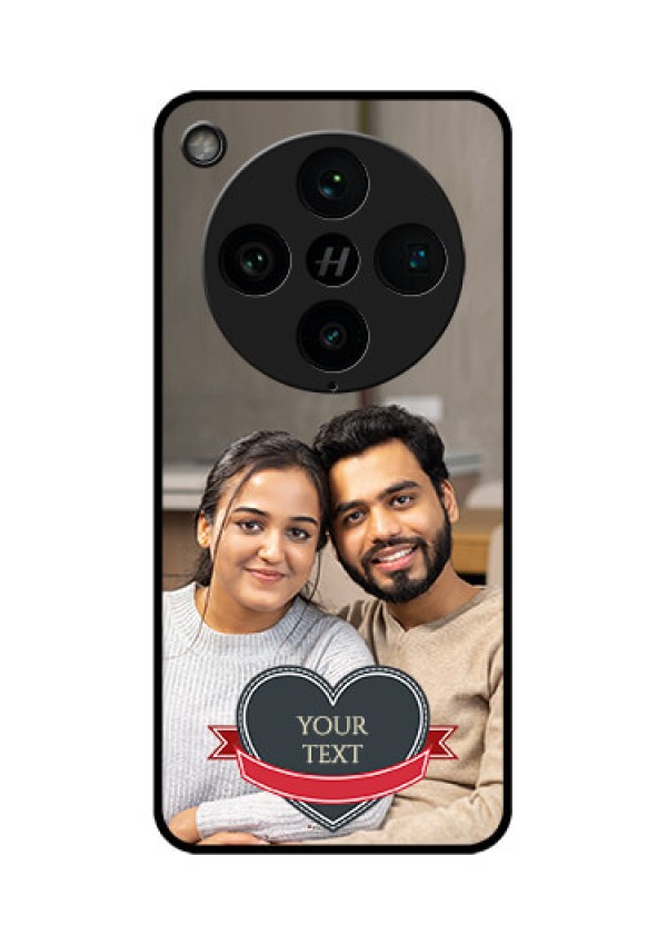 Find X8 Pro 5G Custom Glass Phone Case - Just Married Couple Design