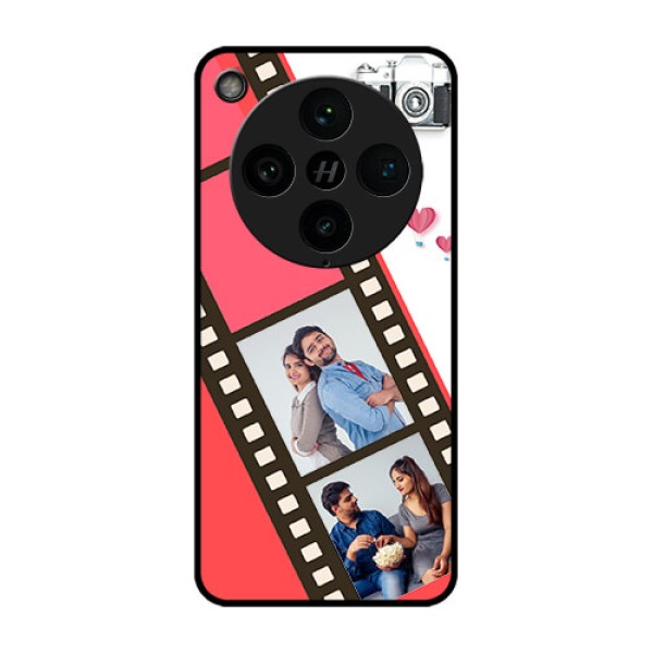 Find X8 Pro 5G Custom Glass Phone Case - 3 Image Holder With Film Reel Find X8 Pro 5G Custom Glass Phone Case - 3 Image Holder With Film Reel