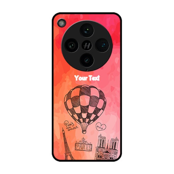 Find X8 Pro 5G Custom Glass Phone Case - Paris Theme Design