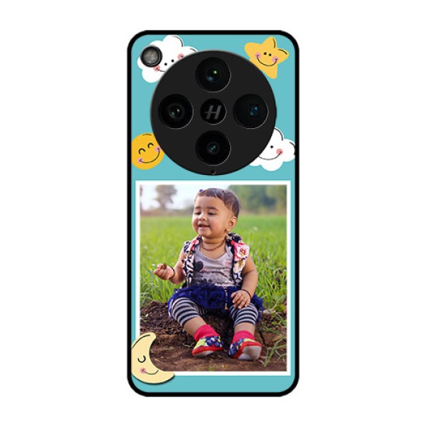 Find X8 Pro 5G Custom Glass Phone Case - Smiley Kids Stars Design Find X8 Pro 5G Custom Glass Phone Case - Smiley Kids Stars Design