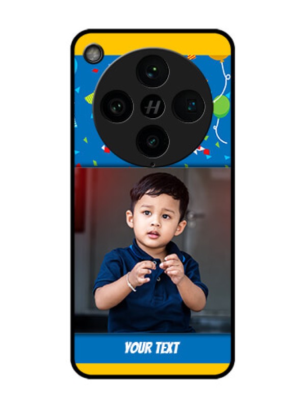 Custom Find X8 Pro 5G Custom Glass Phone Case - Birthday Wishes Design