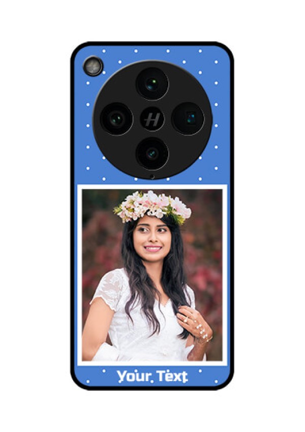 Find X8 Pro 5G Custom Glass Phone Case - Polka Dots Design