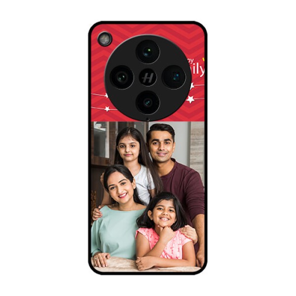 Find X8 Pro 5G Custom Glass Phone Case - Happy Family Design Find X8 Pro 5G Custom Glass Phone Case - Happy Family Design