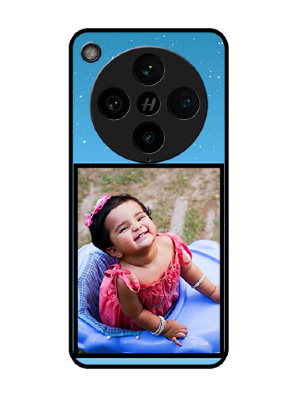 Custom Find X8 Pro 5G Custom Glass Phone Case - Wave Pattern Colorful Design