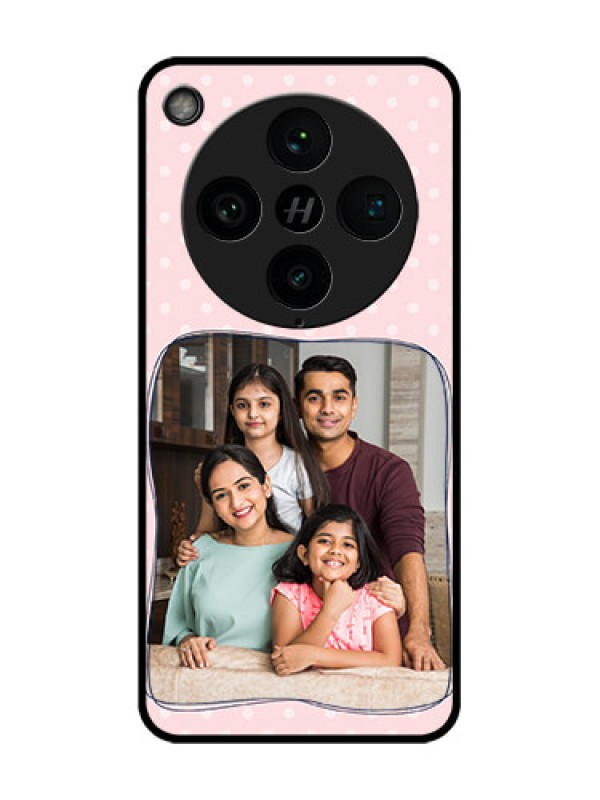 Custom Find X8 Pro 5G Custom Glass Phone Case - Family With Dots Design