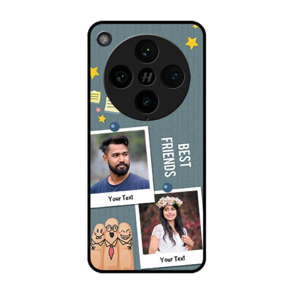 Find X8 Pro 5G Custom Glass Phone Case - Sticky Frames And Friendship Design Find X8 Pro 5G Custom Glass Phone Case - Sticky Frames And Friendship Design