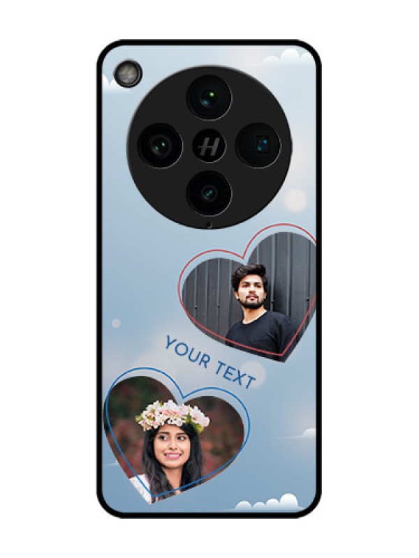 Custom Find X8 Pro 5G Custom Glass Phone Case - Blue Color Couple Design