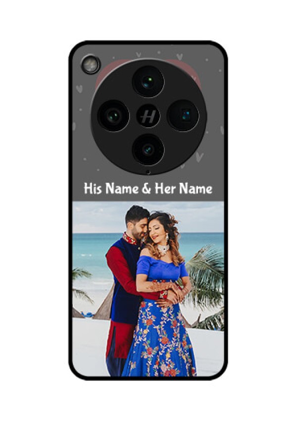 Find X8 Pro 5G Custom Glass Phone Case - Buy Love Design With Photo Online